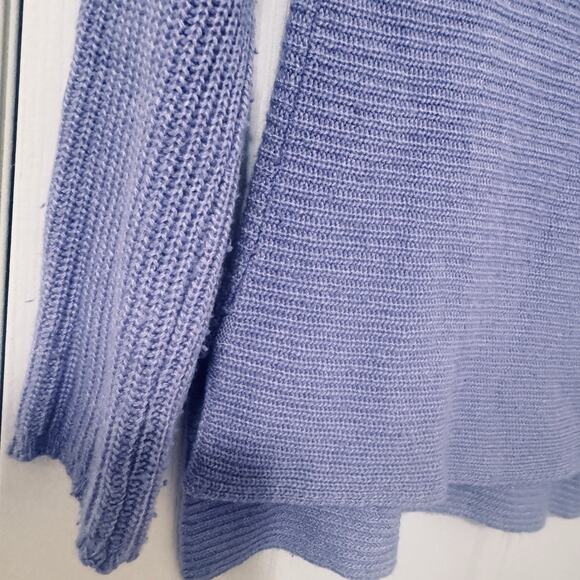 Bartolini Made In Italy Wool Cashmere Turtleneck Sweater Lavender Purple Size S - Picture 3 of 7